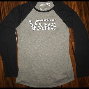 Vans baseball long sleeve tee